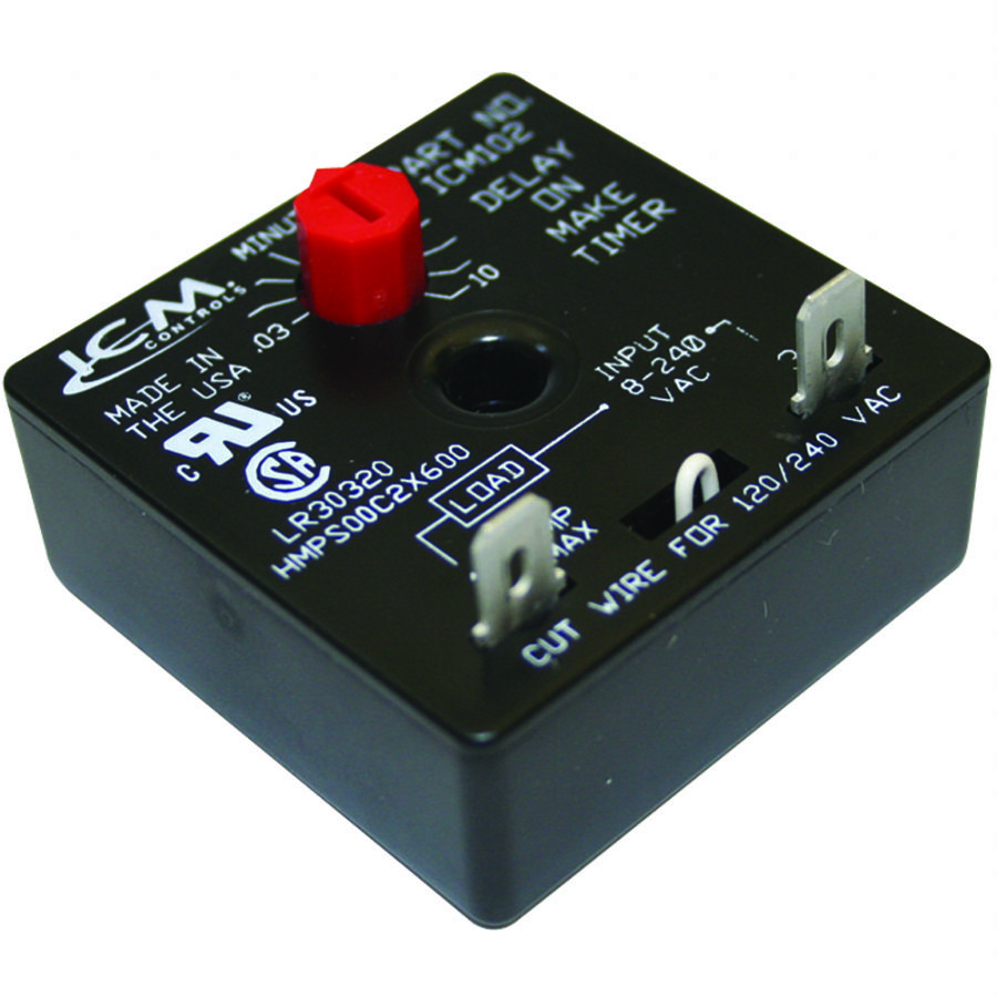 ICM Controls ICM102 Delay-on-make Timer Time Delay Relay for sale online